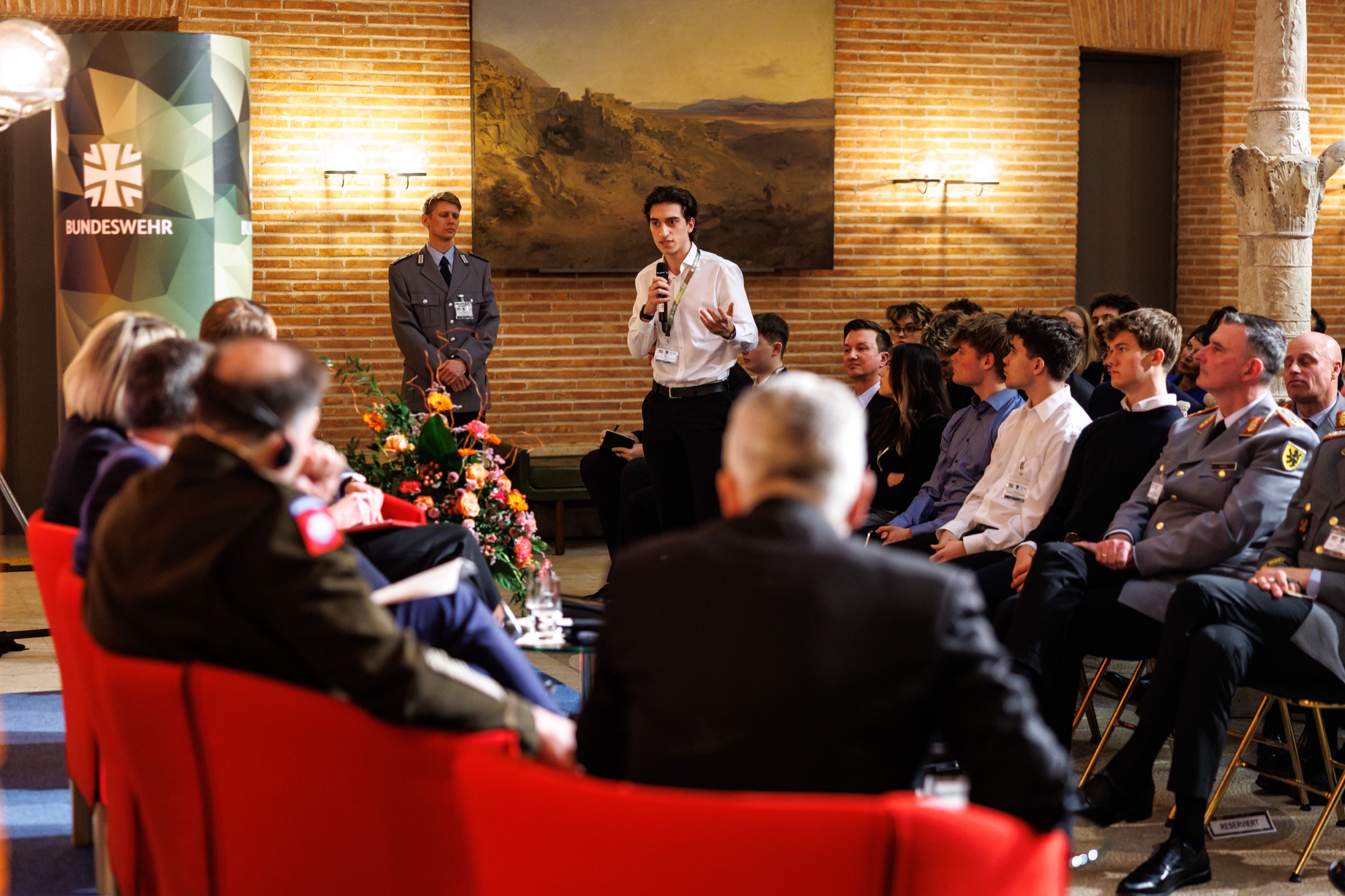 Speaking from the audience at a Munich Security Conference side event